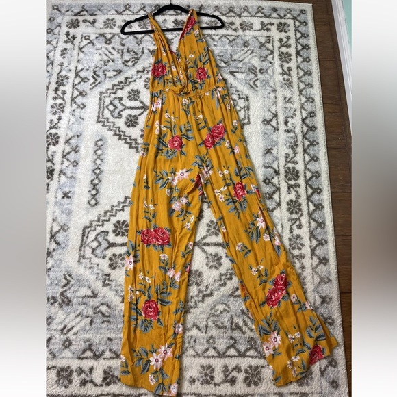 Ryan Michelle Women Sz S Floral Sleeveless Jumpsuit Playsuit Casual Romper - Picture 1 of 4